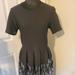 Lularoe Dresses | Lularoe Black With Silver Design On The Bottom Size Xl | Color: Black/Silver | Size: Xl