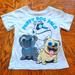 Disney Shirts & Tops | Disney Puppy Dog Pals Graphic Tee Short Sleeve Light Heather Gray Boy Sz 4t | Color: Gray | Size: 4tb