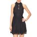 Free People Dresses | Free People Verushka Lace Mini Dress Black Size 8 Nwt | Color: Black | Size: 8
