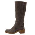 El Naturalista Damen Klassische Stiefel TICINO, Frauen Stiefel,Wechselfußbett,Warmfutter,langschaftstiefel,Schlupfstiefel,Grafito,36 EU / 3.5 UK