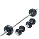 UK Fitness Barbell Dumbbell Curl Bar Weight Training Dumbell Set 10kg 10kg 15kg 20kg Home Fitness Gym Set (Barbell + Dumbbell Set 30kg)