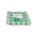 Trade Shop Traesio - Set 25 Pcs Bougies Chauffe-plat Parfumées Aux Amandes Et Au Thé Vert