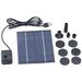 Outdoor Fountain Solar Water Energy-saving Convenient And Practical For Bird Baths Fish Small Pond