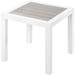 Meridian Furniture Nizuc Grey Wood Outdoor Patio End Table