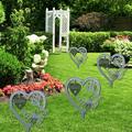 Eye-Catching Lawn Stake - Waterproof Galvanized Alloy Garden Memorial Plaque Stakes for Home
