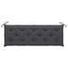 Eccomum Garden Bench Cushion Anthracite 59.1 x19.7 x2.8 Fabric