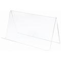 Plymor Clear Acrylic Book Display Easel with 2.875 Flat Ledge 24 W x 11 W x 12.75 H