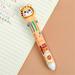 Banghong 0 Color Ballpoint Pen Multi Colored Pens In One Cartoon New Tiger Multicolor Ballpoint Pen Push Type Color Multifunction Marker For Work School Supplies For Study