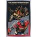 Transformers: Rise of the Beasts - Optimus Prime vs. Scourge Wall Poster 22.375 x 34 Framed