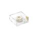 Russell+Hazel Bloc Desktop Dispenser Clear/Gold 24448326