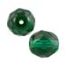 Czech Fire Polished Glass Round Beads 8mm Emerald (Package of 25)