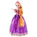 Fashion Princess Dolls Rapunzel Doll with Blonde Hair 11.5 Inches Long Princess Dolls Toy for Girls 3 Years Old and Up