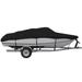 PET-U Heavy Duty Waterproof Boat Cover 210D Replacement for Fishing Runabouts 11-13ft