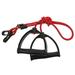Rope Fitness Resistance Bands Tension Elastic Latex Stepper Ropes Equipment Belt Exercise Supplies Handle Treadmill