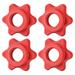 WINDLAND 4Pcs/set Spinlock Collars Anti-Slip Spin-Lock Collar Hex Nuts Screw Clamp Spinlock Collar for Dumbbell Weight Lifting