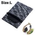 Universal Phone Holder for Running Sports Armband - Adjustable and Versatile - Black and white stripes