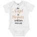 An Angel In Heaven Watches Over Me Romper Boys or Girls Infant Baby Brisco Brands NB