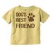 Dogs Mans Best Friend Cute Toddler Boy Girl T Shirt Infant Toddler Brisco Brands 5T