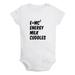 iDzn Energy Milk Cuddles Funny Rompers For Babies Newborn Baby Unisex Bodysuits Infant Jumpsuits Toddler 0-24 Months Kids One-Piece Oufits