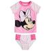 Disney Toddler Girls Minnie Mouse Polka Dot 2-Piece Rashguard Set (4T) Pink