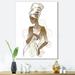 DESIGN ART Designart African American Woman Portraits Modern Canvas Wall Art Print 16 in. wide x 32 in. high