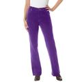 Plus Size Women's Stretch Corduroy Bootcut Jean by Woman Within in Radiant Purple (Size 34 W)