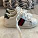 Gucci Shoes | Authentic Gucci Kid Sneaker Used. Red, White, Green. Crocodile Leather. Dust Bag | Color: Green/Red | Size: 8b