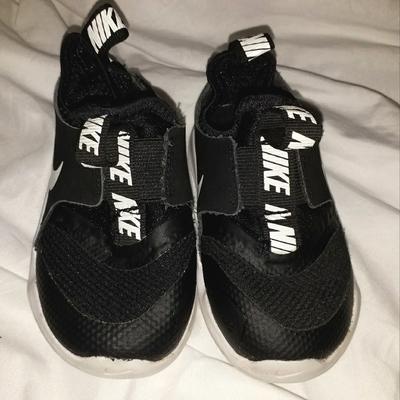 Nike Shoes | Baby Boys Black Nike Shoes Size 6c | Color: Black | Size: 6bb