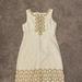 Lilly Pulitzer Dresses | Lilly Pulitzer Shift Dress | Color: Gold/White | Size: 10