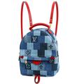 Louis Vuitton Bags | Louis Vuitton Backpack Mini Denim Patchwork Monogram Rucksack Shoulder Bag Lv | Color: Black/Brown | Size: Os