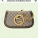 Gucci Bags | Gucci Blondie Shoulder Bag Small Crossbody Leather Strap/Gold Logo Chain Strap | Color: Brown/Cream | Size: Os