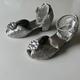 Disney Costumes | Disney Store Princess Sliver Glitter Shoes | Color: Silver | Size: Toddler Size 9