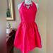 Kate Spade Dresses | Kate Spade Silk Faille Mini Bubble Dress Bow Back Pink Fit & Flare Barbiecore 4 | Color: Pink | Size: 4