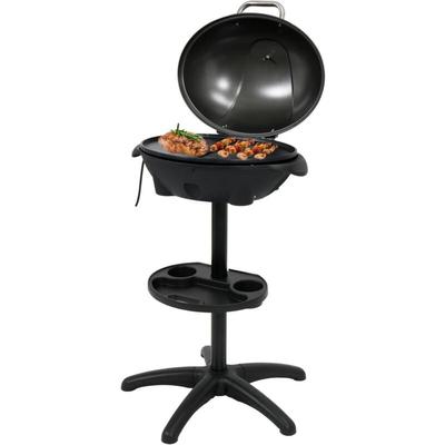 Elektrogrill 2in1 Tischgrill Standgrill 2400 Watt Gartengrill mit Haube Deckel bbq