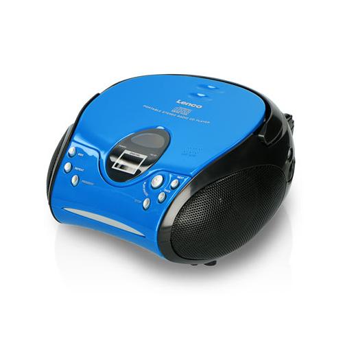 Lenco »SCD-24 Boombox« CD-Player mit Radio und Kopfhöreranschluss, blau