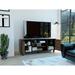 Modern TV Stand with 3 Shelves, 2 Cabinets for TVs Up to 55", Elegant TV Cabinet