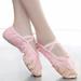 Babysbule Clearance Girls Shoes Girls Ballet Elastic Band Dance Shoes Canvas Gymnastics Flats Split Sole Shoes