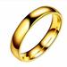 Kayannuo Rings for Women Mens Rings Back to School Clearance 4Mm Stainless Steel Smooth Ring Titanium Steel Couple Ring Jewelry Size 5-12 Birthday Gifts for Women