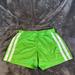 Adidas Shorts | Adidas Women's Jersey Stripe Shorts Green Size Small Athletic Shorts | Color: Green/White | Size: S