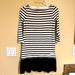 Kate Spade Dresses | Kate Spade Broome Street Drop Waist Dress, Striped Black And White | Color: Black/White | Size: Xs