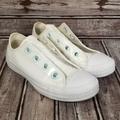 Converse Shoes | Converse Chuck Taylor All Star Women's 6 Big Eyelets Lo Sneaker Shoe No Laces | Color: White | Size: 6