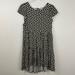 American Eagle Outfitters Dresses | American Eagle Outfitters Daisy Mini Dress With Tie Back, Sz S | Color: Black/White | Size: S