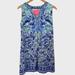 Lilly Pulitzer Dresses | Lilly Pulitzer Blue Evah Ready Set Gecko Shift Dress Small | Color: Blue | Size: S