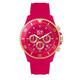 Ice-Watch - ICE chrono Pink - Rosa Damenuhr mit Silikonarmband - Chrono - 021596 (Medium)