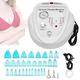 Multifunctional Vacuum Massage Therapy Machine BIO Electric Negative Pressure with 30 Cups and 3 Metal Pumps, New Upgrade Touch Keys, Body Massage and Butt Lifting Beauty Instrument