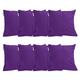 Gardenista Premium Large Garden Scatter Cushion | Water Resistant Cushions | Hollowfibre Filled Outdoor Seating Furniture Pillow | Great for Patio Rattan Chairs | Comfy and Lightweight (Purple, 8)