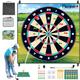 FBSPORT Golf Chipping Game with Sticky Balls and Darts, Chipping Golf & Dart Practice Mats Indoor Outdoor Games, Golf Game Set for Children Over 3 Years Old and Adults (Includes Golf Club)