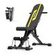CEAYUN Adjustable Weight Bench Press, Foldable Workout Bench for Full Body, Incline Decline Utility Exercise Bench, Strength Training Benches for Home Gym