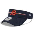 Men's New Era Navy Chicago Bears 2023 NFL Training Camp Secondary Logo Adjustable Visor