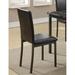 5 Pieces Faux Marble Dining Set Kitchen Table and Chairs with 4 Leather Upholstered Chairs for Dining Room, Breakfast Corne